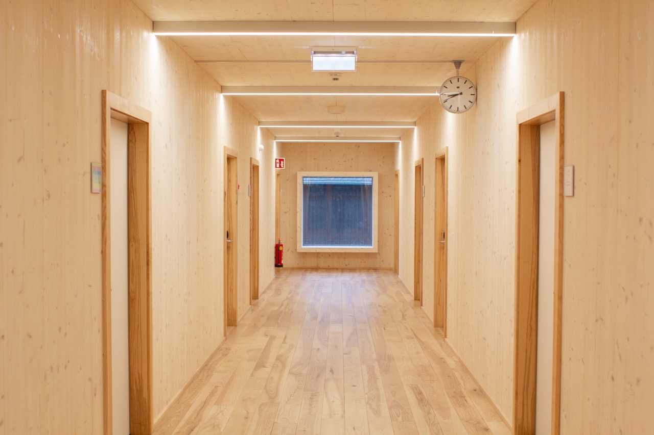 Mass timber interior